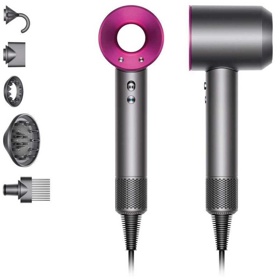 vista aggiuntiva del prodotto Dyson Supersonic HD07 Iron/Fucsia — Phon Asciugacapelli Professionale Nuovo