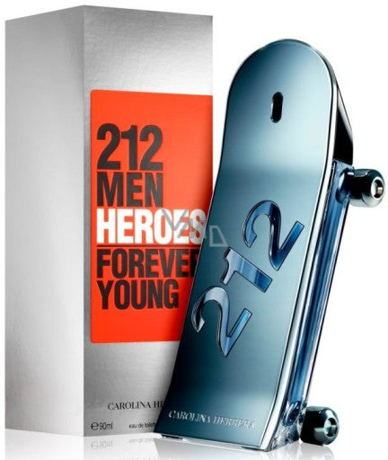 bottiglia del profumo Carolina Herrera 212 Men Heroes Forever Young EDT 90ml