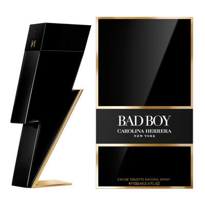 flacone del profumo Carolina Herrera Bad Boy EDT 100ml