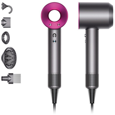 vista aggiuntiva del prodotto Dyson Supersonic HD07 Iron/Fucsia — Phon Asciugacapelli Professionale Nuovo