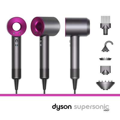 altro angolo del prodotto Dyson Supersonic HD07 Iron/Fucsia — Phon Asciugacapelli Professionale Nuovo