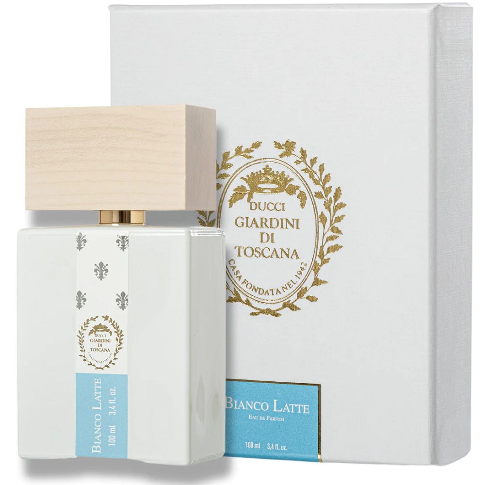 bottiglia del profumo Giardini di Toscana Bianco Latte EDP 100ml