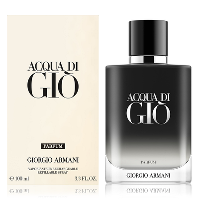 bottiglia del profumo Giorgio Armani Acqua di Gio Profumo Parfum 100ml