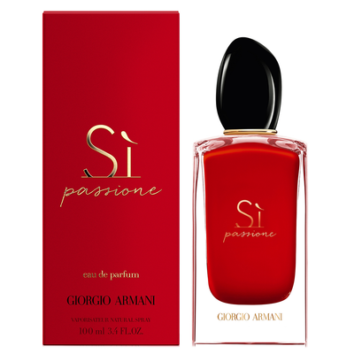 bottiglia del profumo Giorgio Armani Si Passione EDP 100ml