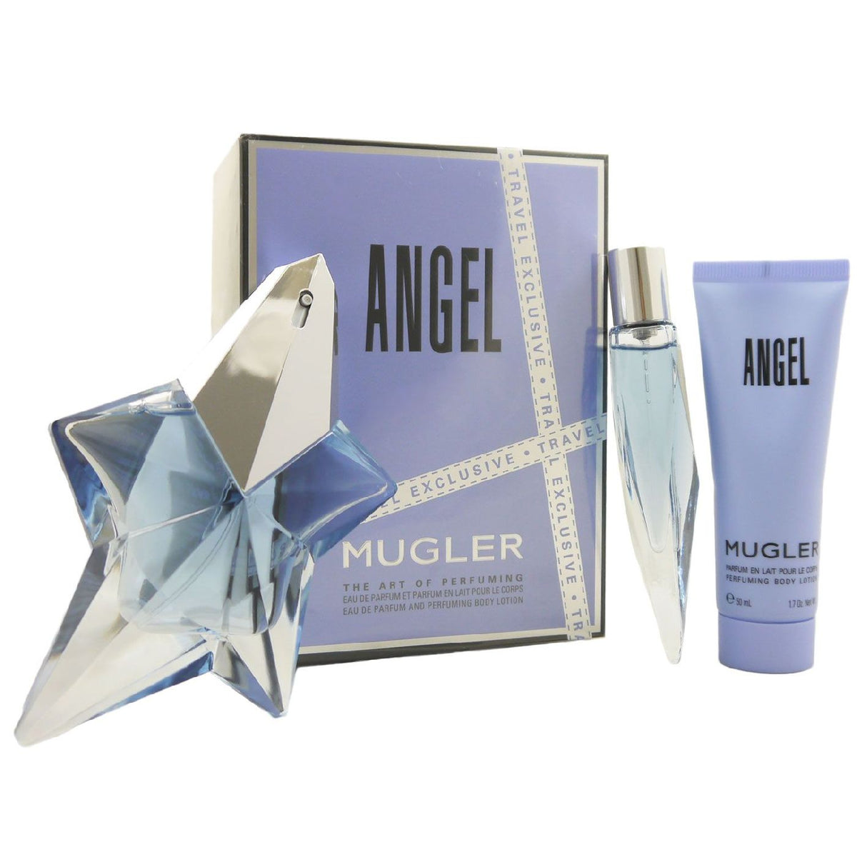 angolo di vista del profumo Mugler Angel EDP Refillable 50ml