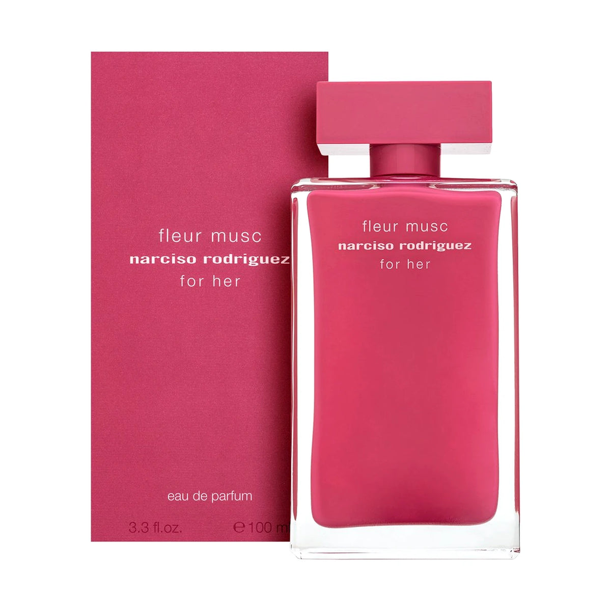 bottiglia del profumo Narciso Rodriguez Fleur Musc For Her EDP 100ml